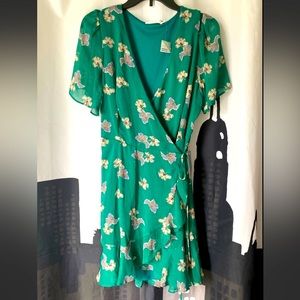 Lush Floral Wrap Dress by Nordstrom